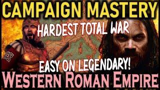 10 Steps to NEVER Lose! Western Roman Empire (Legendary Total War: Attila Opening Turns)