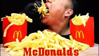 ASMR MCDONALDS| MCDONALDS FRENCH FRIES  **SATISFYING EATING**| ASMR_CRAVINGS