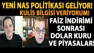 YENİ NAS POLİTİKASI GELİYOR! KULİS BİLGİSİ VERİYORUM! FAİZ İNDİRİMİ SONRASI DOLAR KURU VE PİYASALAR!