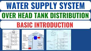 Water Supply Over Head Tank Distribution I Domestic Water System Distribution I HVAC Tutorial