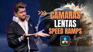 COMO HACER CAMARAS LENTAS en DAVINCI RESOLVE 18 SPEED RAMPS RAMPAS DE VELOCIDAD