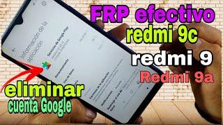 Eliminar cuenta Google xiaomi redmi 9c redmi 9a redmi 9 I Nuevo Método Miui 12 y Miui 13 - 2023