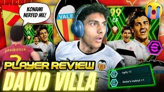 104 RATED DAVID VILLA IS A FRAUD | KONAMI ABSOLUTELY NERFED HIM | STILL DECENT ENOUGH 