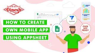 Create an Mobile App for free from Google Sheets using AppSheet | No Code | Tamil