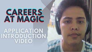 Short Introduction Video for Careers at Magic Application | Magic Virtual Assistant