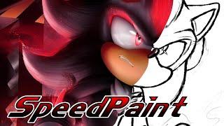 Sonic SpeedPaint - It's Time for Chaos Boost - Shadow Art