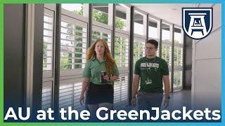 Augusta University students support the Augusta GreenJackets