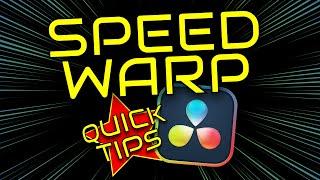 QUICK TIP: SPEED WARP in DaVinci Resolve Studio