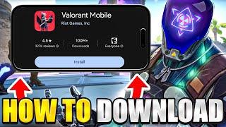 How To DOWNLOAD And PLAY VALORANT MOBILE... (iOS/ANDROID)