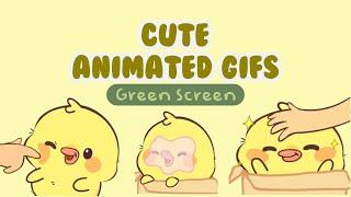 Cute Animated GIFs | Green Screen