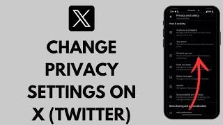 How to Change Twitter Privacy Settings 2024 (EASY!) | See Sensitive Content on X