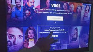 How to activate or login voot app with code on smart tv 2021