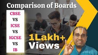 CBSE vs ICSE vs Cambridge (IGCSE) vs IB - Comparison of Boards