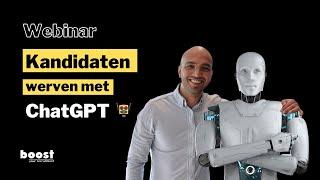 Webinar - Kandidaten werven met Chat GPT