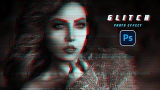 Create the Glitch Effect | Glitch Any Photo in Photoshop | Tutorial