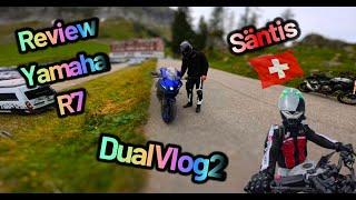 RideBroo in Santis. Prezentare Yamaha R7. DualVlog ep2