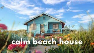 Seaside Summer Ambience  | Relaxing Ocean Sounds & Birdsong for Relaxation and CottageCore