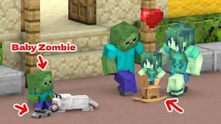 Monster School : Touching Short Stories Of Baby Tvman - Minecraft Animation