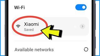 WiFi Showing Saved But Not Connecting | WiFi Network Saved Problem