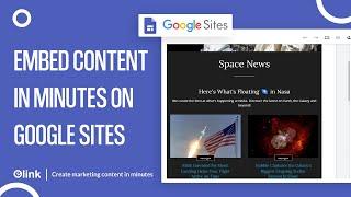 How to Create Content for Your Google Site in Minutes | elink.io