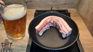 Проще рецепта уже нет, и не будет. Свиная грудинка в ПИВЕ. [Pork belly in BEER]