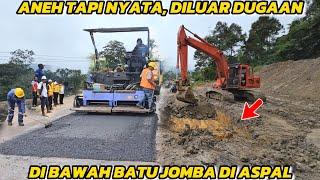 Batu Jomba Road Dismantled & Asphalt Under the Road