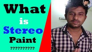 #Stereoscopic# What is Stereo Paint?