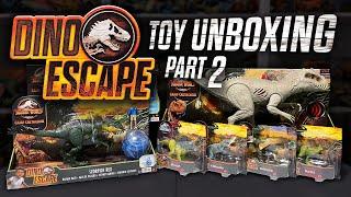 UNBOXING Jurassic World Dino Escape PART 2: 4K Review of NEW 2021 Mattel Toys / collectjurassic.com
