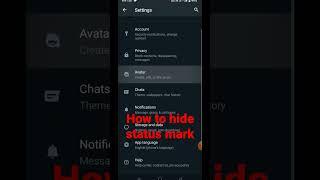 how to hide status mark in any phone #shorts