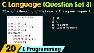 C Programming (Important Questions Set 3)