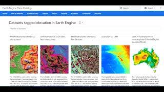 Description of Different DEM Dataset in Google Earth engine II GEE II DEM