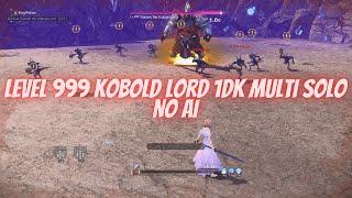 Sword Art Online Alicization Lycoris Level 999 Kobold Lord One Down Kill Multi Solo No AI