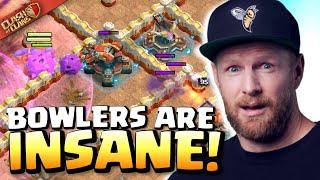 BOWLERS delete Fully SUPERCHARGED TH16 on HARD MODE in Grand Finals! Clash of Clans