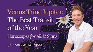 Venus Trine Jupiter: The Best Transit of the Year – Horoscopes for All 12 Signs