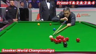 Snooker World Championships Ronnie O’Sullivan VS Jackson Page ( Frame 1 & 2 & 3 & 4 )