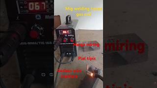 Mig welding gasless wire multipro. #migwelding #shortviral