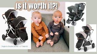 Twin Mom Tests: The Most Affordable LUXURY STROLLER | Mockingbird Review + Comparison to Graco