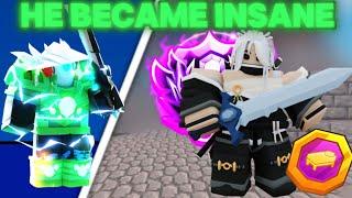 How I TAUGHT A NEW PLAYER TO TURN INTO THE BEST PLAYER.. | Roblox BedWars