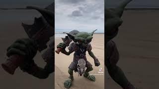 George The Pathfinder Goblin Enjoying The Beach | Bridlington | shorts