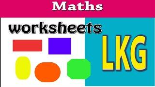 Worksheets | LKG  | Maths | Preschool | Kid2teentv