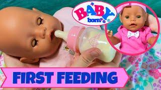 Baby Born Gemma: First Morning Routine! (Feeding & Changing) + Organizing New Changing Station!