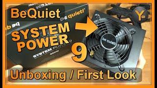 Unboxing/First Look: BeQuiet! System Power 9 ATX-Netzteil (300€ Office-PC Projekt)