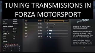 Tuning Transmissions in Forza Motorsport (Forza Tips)