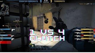 1 VS 4 - Inferno CSGO Clutch