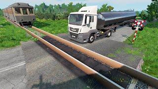 Cars vs Rails - BeamNG.Drive