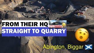 FROM THEIR  HQ STRAIGHT TO QUARRY “ #drone #audits #scotland #pinac #tyrants