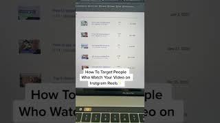 How To Retarget People Who Watch Your Instagram Reels #shorts
