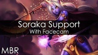 League of Legends - Soraka Support + Facecam.