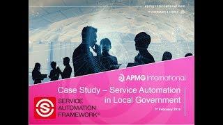 Service Automation in Local Government