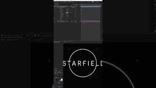 Starfield logo animation in After Effects #starfield #logoanimation #aftereffects